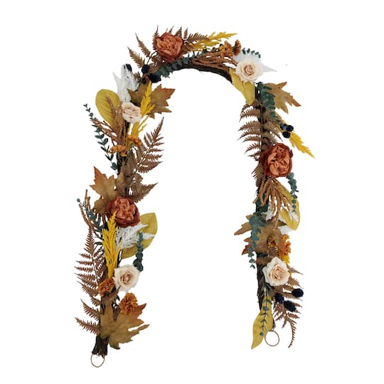 6ft. Peony & Eucalyptus Garland by Ashland®